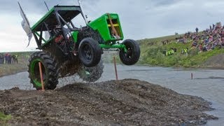 Playing on the Farm with Hudson and Holly  Tractors for kids [upl. by Dredi]