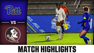 Pitt vs Florida State ACC Womens Soccer Highlights 2023 [upl. by Charmion]