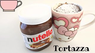 Torta in tazza alla Nutella solo 3 ingredienti [upl. by Auqinaj]