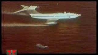 Ekranoplan KM Caspian Sea Monster seaplane Russian [upl. by Coy]