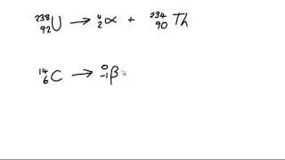 Nuclear decay equations GCSE level [upl. by Pedaias958]