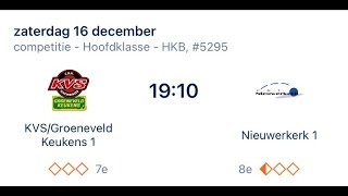 KVSGroeneveld keukens 1 – Nieuwerkerk 1  16122023  1910 uur [upl. by Julianna]