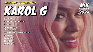 Karol G Mix Grandes Exitos  Karol G Mas Mejores Canciones Popular 2024 [upl. by Oicnaneb862]