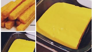 COMO FAZER POLENTA FRITA CROCANTE SIMPLES E SABOROSA culinariacomigo [upl. by Curnin128]