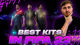 BEST KITS TO USE IN FIFA 22 SO MANY INSANE COOL KIT DESIGNS THIS YEAR [upl. by Gurney]