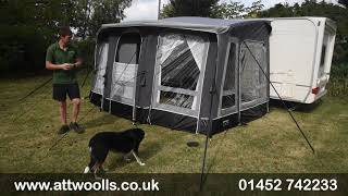 Vango Tuscany Air 400 amp 500 ProShield Awning Review 2024 [upl. by Alis]