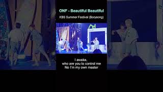 온앤오프ONF Beautiful Beautiful Eng Sub KBS FM Summer Festival ver 2 [upl. by Aniraz]