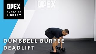 Dumbbell Burpee Deadlift [upl. by Enilra201]