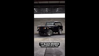 FOR SALE 1977 Black Bronco [upl. by Reggy]