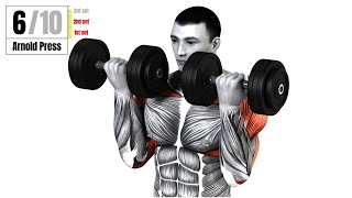 Dumbbell Arnold Press 3 Sets of 10 Reps [upl. by Leda365]