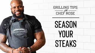 Grilling Tip How to Season Steak [upl. by Lowenstein]