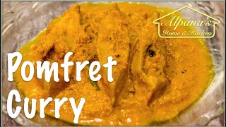 Pomfret Curry Recipe Pomfret macher jhal  Bengali Sabeki Ranna [upl. by Sucul828]