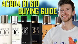 ACQUA DI GIO VS PROFUMO VS ESSENZA VS ABSOLU VS ABSOLU INSTINCT VS PROFONDO [upl. by Philcox133]