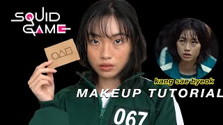 Squid Game Kang Sae Byeok Makeup Tutorial [upl. by Romelda]