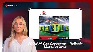 200 kVA Gas Generator  Reliable Manufacturer [upl. by Mcginnis]