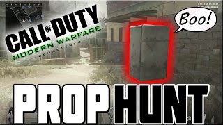 SCARY FRIDGE  PROP HUNT ON MODERN WARFARE REMASTERED [upl. by Yuhas864]