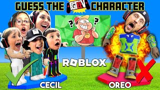 Roblox GUESS or OOF Game Hurricane Ian FGTeeV Family vs Fans [upl. by Theodosia540]