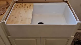 How to install a Farmhouse Sink [upl. by Fifi574]