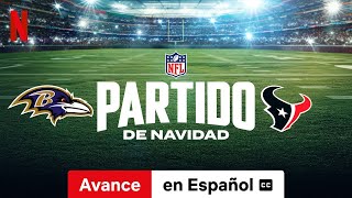 Partido de Navidad Ravens vs Texans Avance subtitulado  Tráiler en Español  Netflix [upl. by Ahsita]