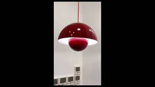 Modern Pendant Light semicircular Nordic color chandelier lamp [upl. by Ecneralc]