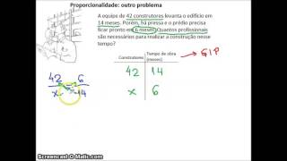 Proporcionalidade e regra de três grandezas inversamente proporcionais [upl. by Lansing]