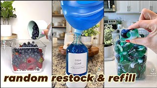 ASMR 1Hour ⏳ Random Restock and Refill Organizing TikTok Compilation ✨ [upl. by Terencio]