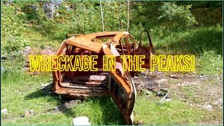 Green lanes of the Peak District Burnt out cars Gen 3 Jimny [upl. by Leola786]