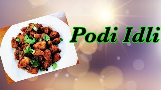 Podi Idli  Recipe 156 [upl. by Deerdre239]