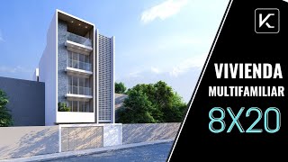 VIVIENDA MULTIFAMILIAR 8X20 [upl. by Annie]