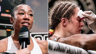 Alycia Baumgardner vs Delfine Persoon fight highlights [upl. by Fausta81]