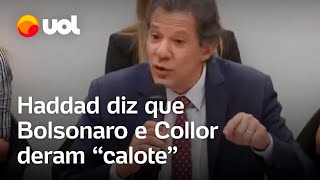 Haddad rebate bolsonarista após acusação sobre gastos do governo Filho é teu faz exame de DNA [upl. by Jemmie]