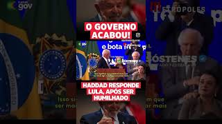 Lula se irrita com Haddad [upl. by Merilyn]