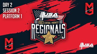 2023 USAPL CentralMidwest Regionals  Day 2 Session 2 Platform 1 [upl. by Ahsin992]