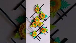 foryou handmade wallmate papercraft paperflower viralshorts [upl. by Ellenehc904]