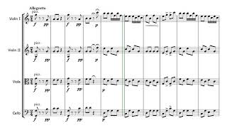 Strauss Pizzicato Polka  String Quartet Sheet Music [upl. by Magan]