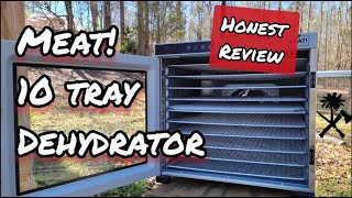 Honest Review Meat 10 Tray Dehydrator [upl. by Acysej668]