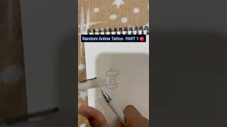 Anime tattoo random part 1 🍎 [upl. by Jacqui453]