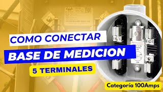 ¡Como CONECTAR una Base de MEDIDOR 220v  ¿5ta terminal para que se usa [upl. by Ybbor]