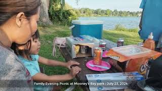 Family Evening Picnic at Mooneys Bay Jul 23 2024 mp4 [upl. by Mokas]