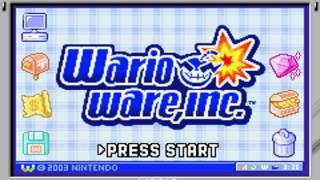 Wario Ware Inc Main Menu Variant Unused GBA GAME BOY ADVANCE Music Modifier 6104 [upl. by Lalita923]