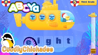 ABCya Submarine Spelling Practice for Grade 3 [upl. by Sucramaj]