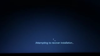 SOLVED Windows 10 “Attempting To Recover Installation” Loop [upl. by Eelahs]