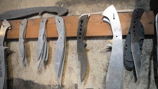 Custom Vs Production Blades and Sheaths  Atienza Kali [upl. by Havens]