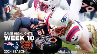 New England Patriots vs Chicago Bears  2024 Week 10 Game Highlights [upl. by Ajat]