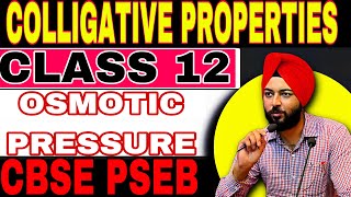 Colligative Properties  Osmotic Pressure [upl. by Lezlie]