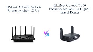 TPLink AX5400 vs GLiNet GLAXT1800 🌐🔥 [upl. by Aikat6]