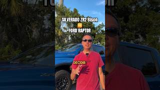 RAPTOR vs SILVERADO ZR2 Bison [upl. by Weathers]