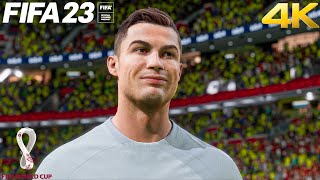 FIFA 23  Marrocos vs Portugal  Quartas de Final  Copa Qatar 2022  PS5™ 4K60 [upl. by Ahsimac]