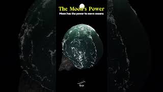 Moon has the power to move Oceans short moon earth solarsystem ocean universe planet space [upl. by Bbor]