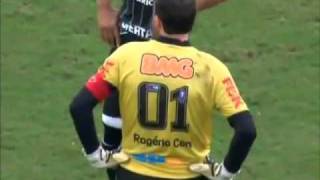 Goalkeeper Rogerio Cenis 100th career goal [upl. by Ahsit]